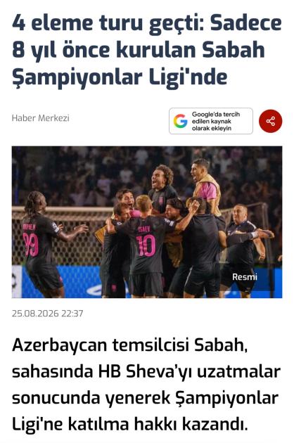 Мировая пресса пишет о грандиозном камбэке «Сабаха»: «Незабываемая футбольная драма»