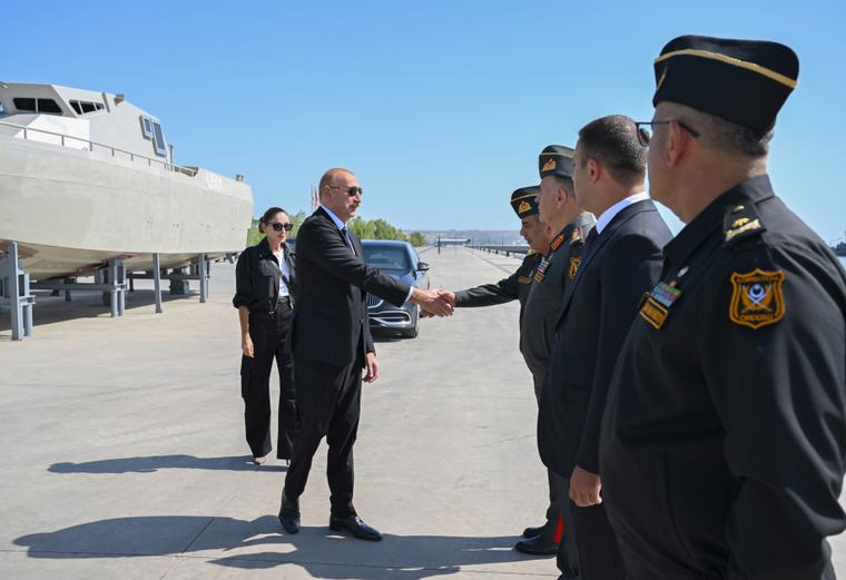 07 Sentyabr, 09:16 Prezident İlham Əliyev Hərbi Dəniz Qüvvələrində olub