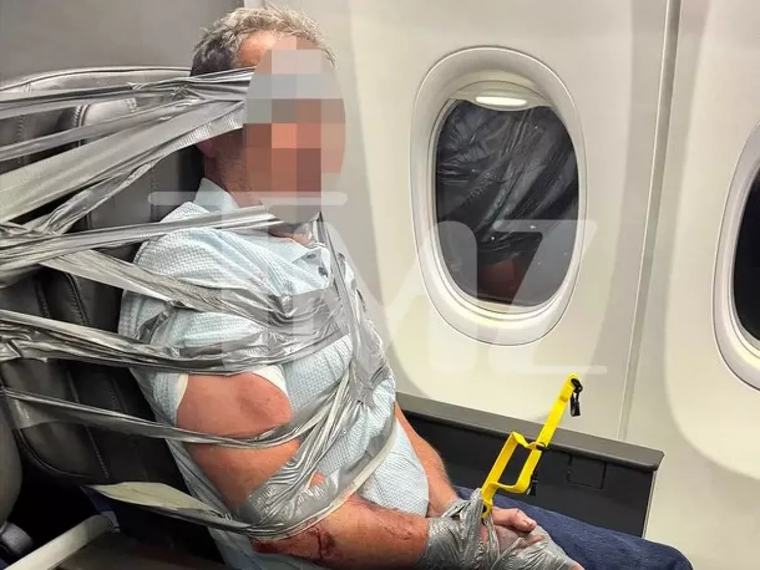Авиадебошира на рейсе Техас — Нью-Джерси замотали скотчем до приземления Видео МИР 05 Сентября 2026 12:48 73
