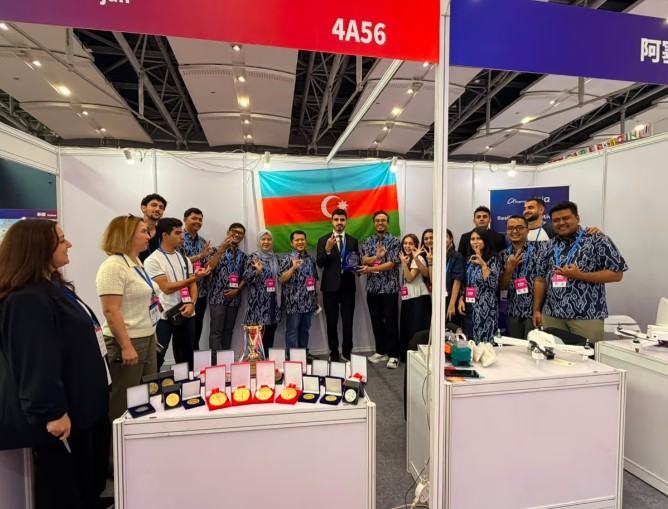 Azərbaycanlı tələbələrdən Çində böyük uğur