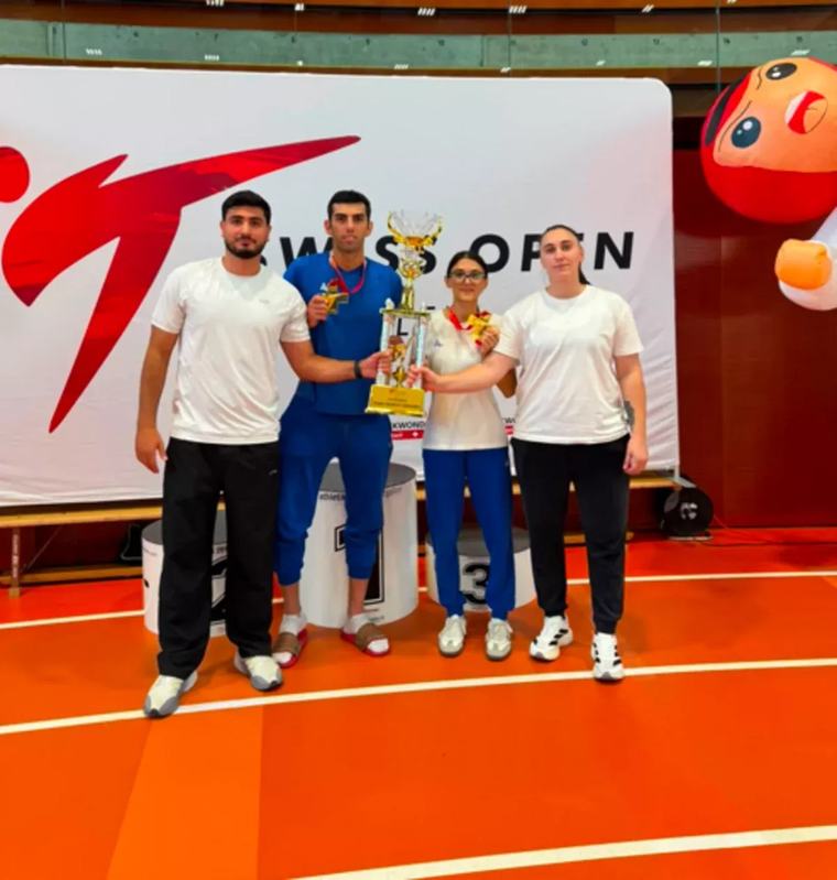 Азербайджанские тхэквондисты завоевали два золота на Swiss Open СПОРТ
