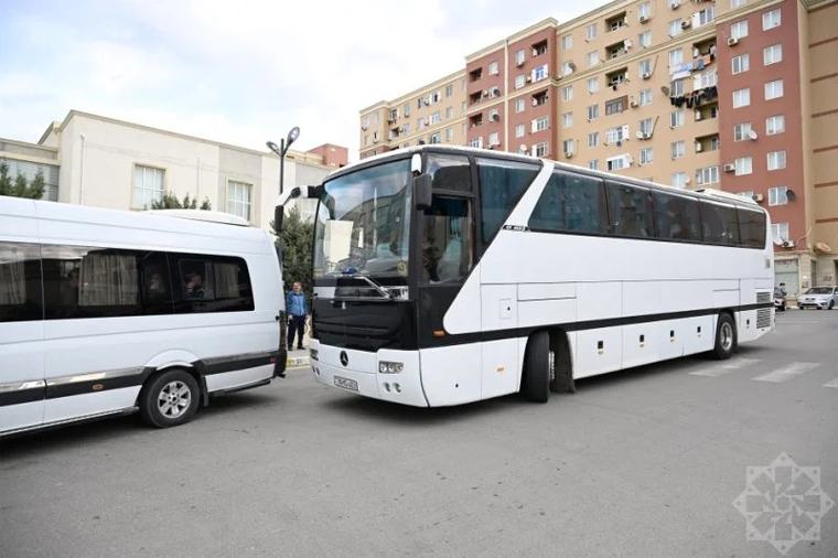 Növbəti köç karvanı Ağdam şəhərinə çatıb