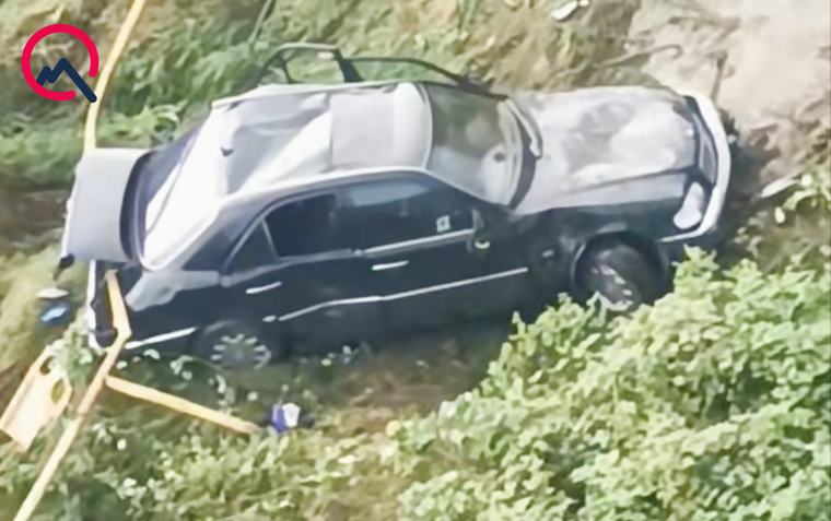 Gədəbəydə “Mercedes” körpüdən aşdı, 5 yaralı var