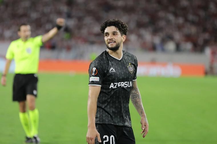 03 Sentyabr, 16:41 "Qarabağ"ın futbolçusu Kadi Borges 3 oyunluq cəzalandırılıb